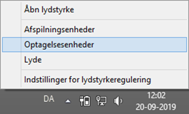 Windows 7 & 8 lydindstillinger